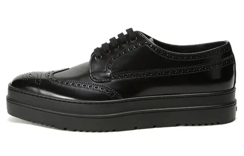 PRADA Men's Casual Shoes Men's Low Top Black