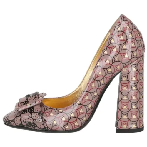 Bottega Veneta Chunky Heel High Heels Women's Pink