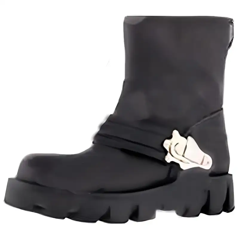 LOUIS VUITTON Ankle Boots Men's Black