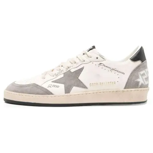 Golden Goose Ball Star Low Dream Forever White Grey