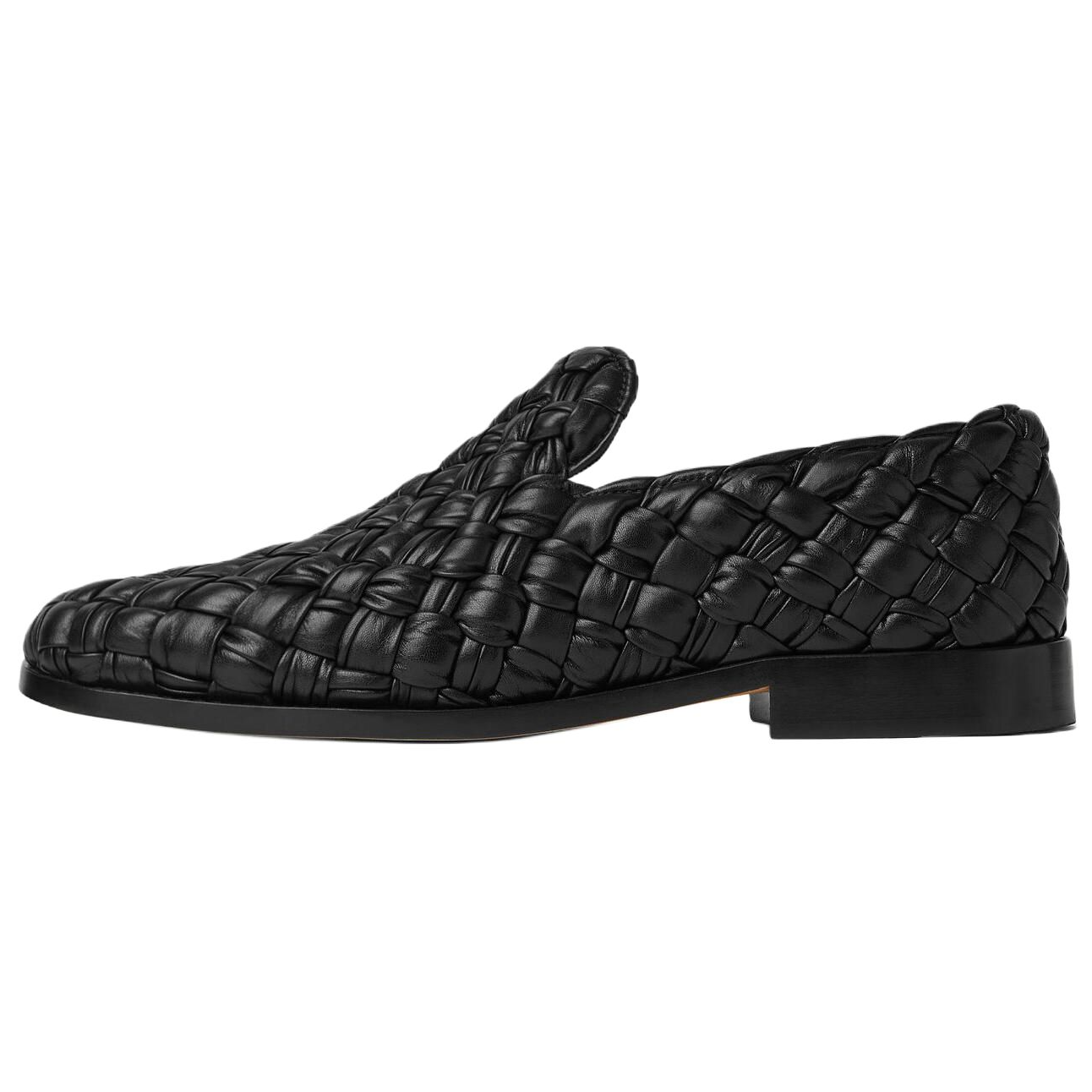 Bottega Veneta Astaire Sheepskin Casual Shoes Men's Black