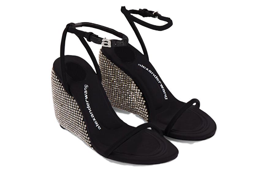 Alexander Wang Dahlia One Strap Sandals 10.5cm Women's Black