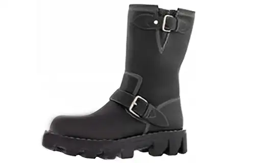 LOUIS VUITTON Knee high Boots Men's Black