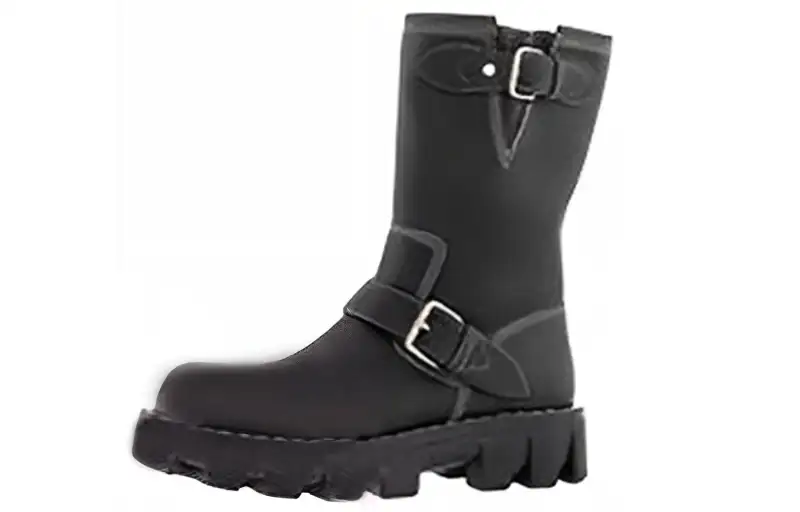 LOUIS VUITTON Knee high Boots Men's Black