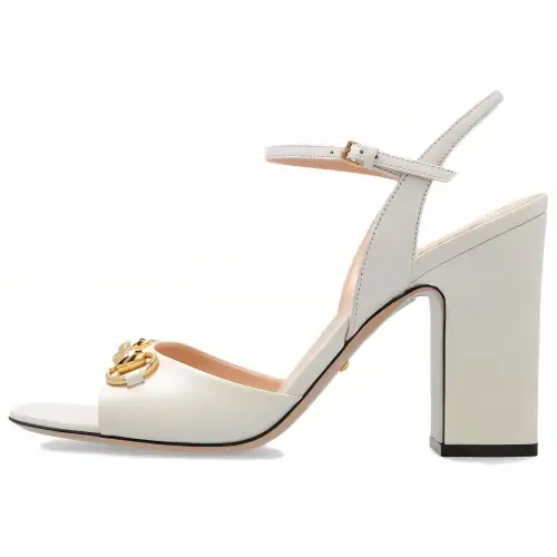 GUCCI One Strap Sandals Women's Ecru