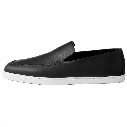 HERMES Julian Loafers Men's Black