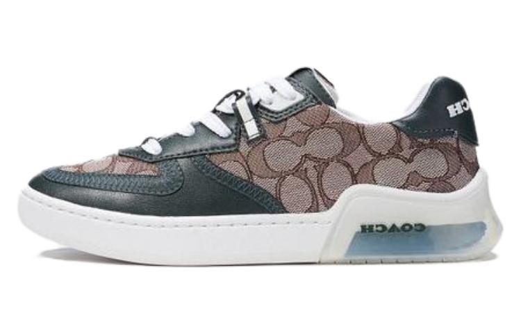 COACH CitySole Leather Low top Casual Shoes Women's Green