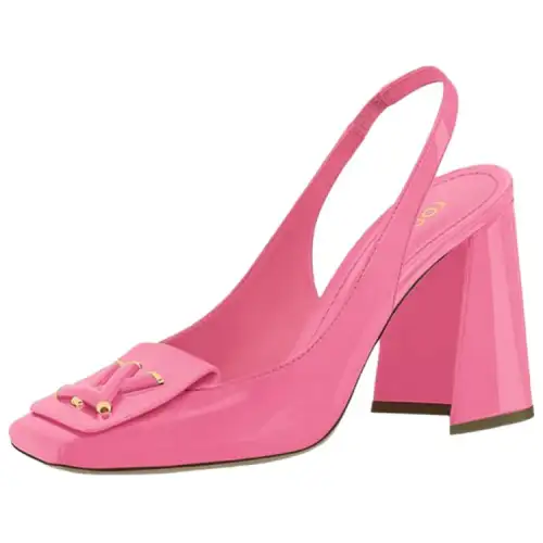 LOUIS VUITTON Shake Spool Heel High Heels Women's Pink
