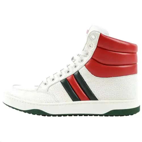 Gucci Contrast Padded Leather High Top