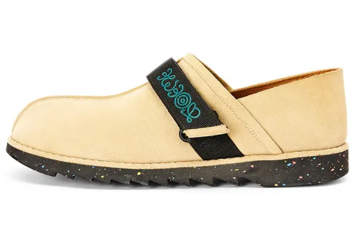 LOEWE Suede Men's Casual Shoes Men's Gold