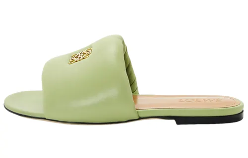 LOEWE Anagram Stylish Sandal Women's Light Green