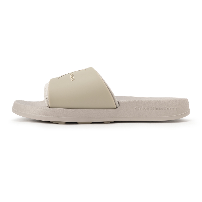 Calvin Klein Jeans Logo-embossed Layered Slides