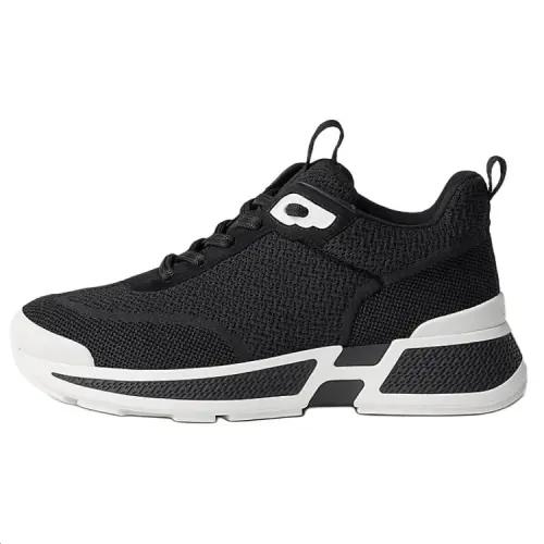 HERMES Heros Suede Low top Casual Shoes 4CM Women's Black