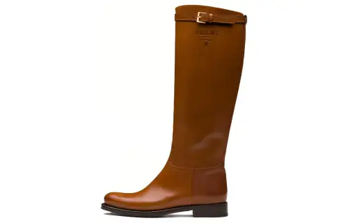 PRADA Knee high Boots Women's Brown
