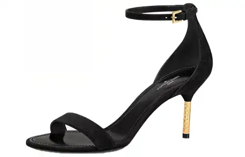 LOUIS VUITTON Ultimate One Strap Sandals Women's Black