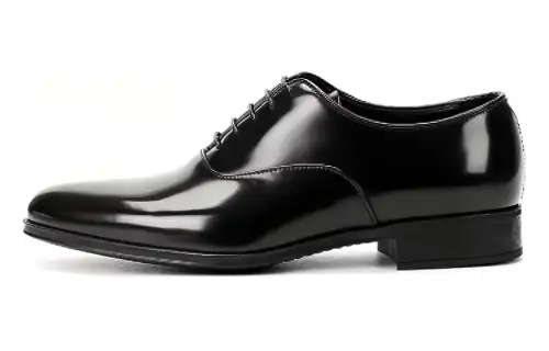 PRADA Dress Shoes Men's Low Top Black