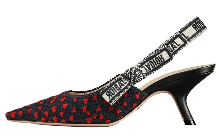 DIOR J'Adior High Heels Women's Blue Red