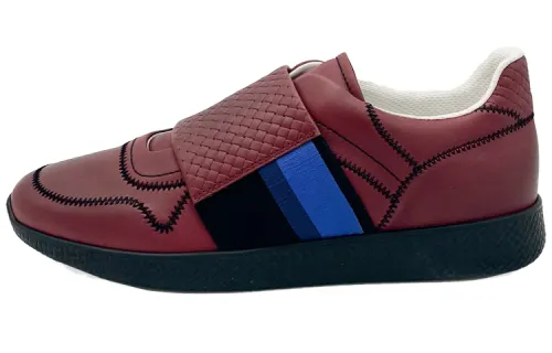 Bottega Veneta Low top Stylish Skateboarding Shoes Men's Red Brown