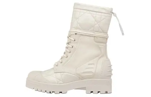DIOR DiorIron Ankle Boots Women's White