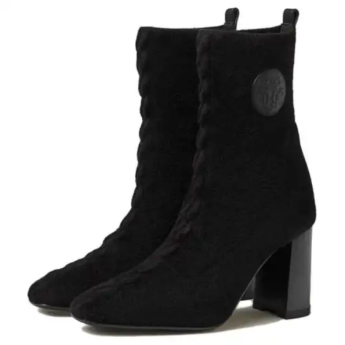 HERMES Volver Ankle Boots 9cm Women's Black