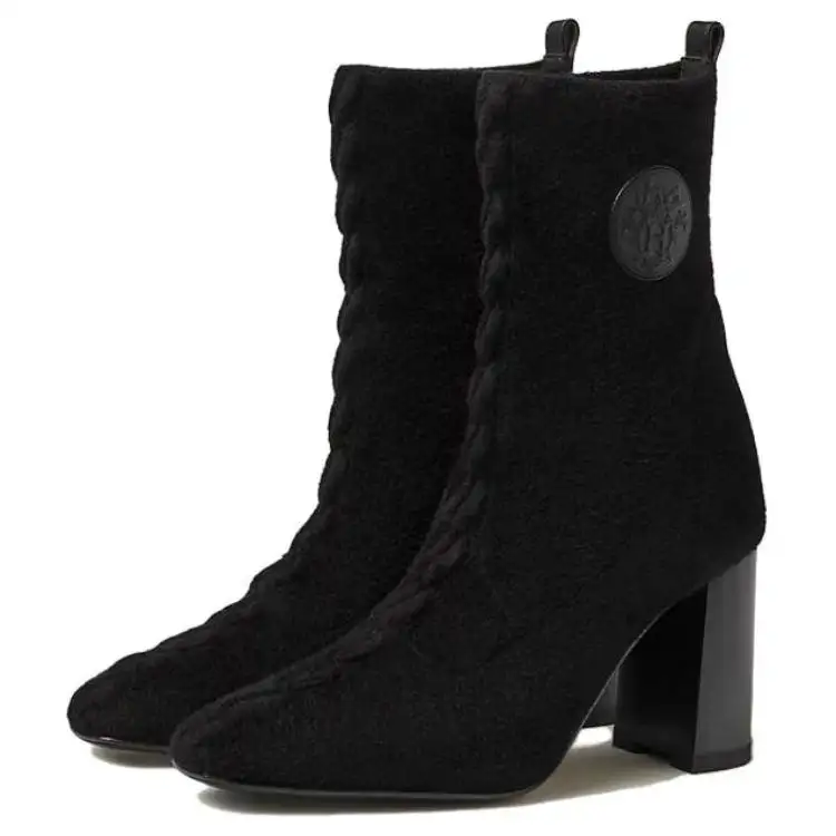 HERMES Volver Ankle Boots 9cm Women's Black