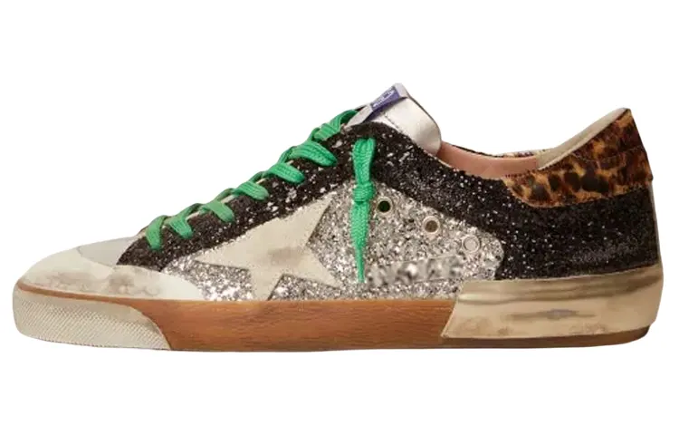 Golden Goose Super Star Stylish Skateboarding Shoes Men's Black