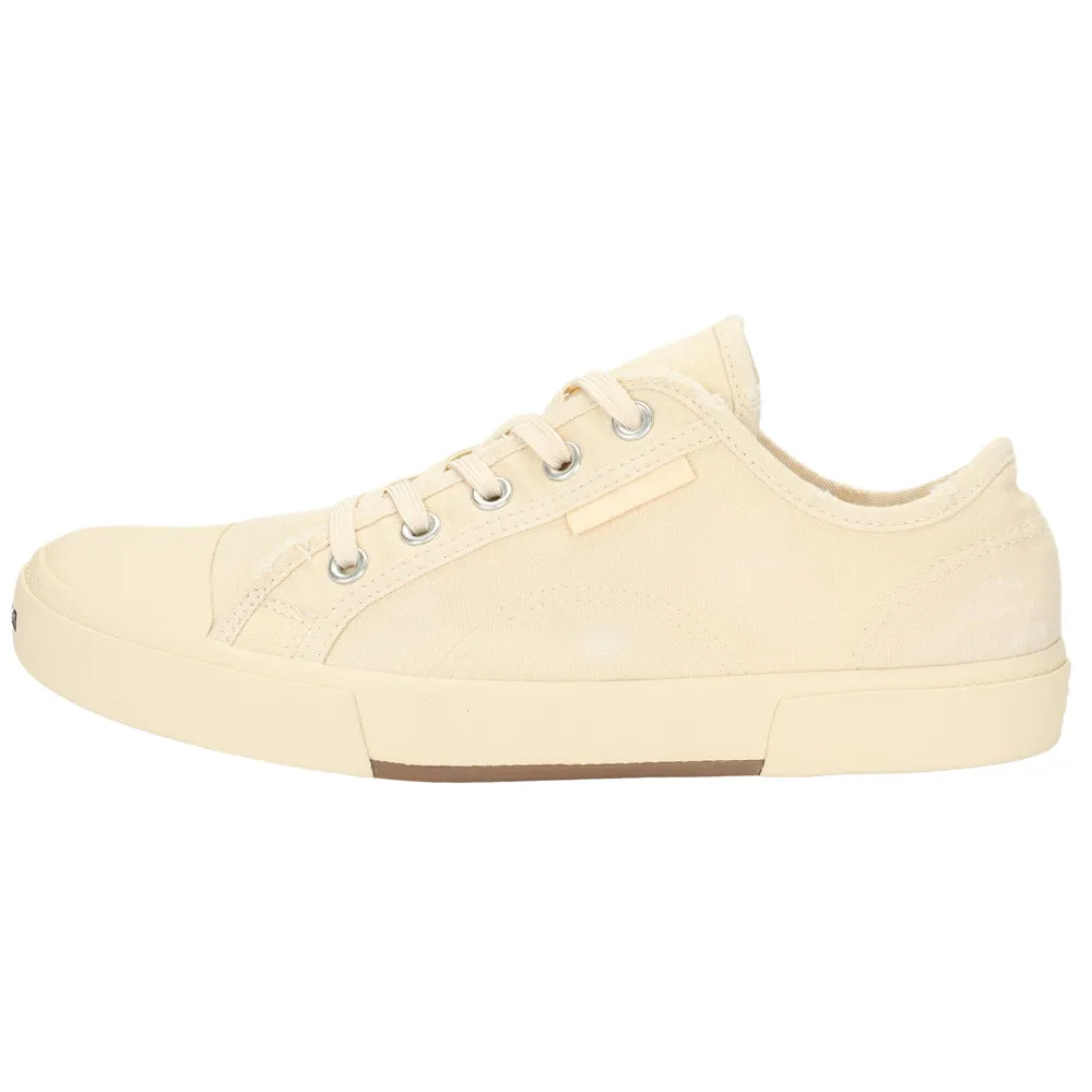 Balenciaga Paris Low Top Sneakers 'White Destroyed Cotton And White Rubber'