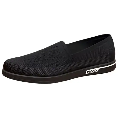 PRADA Men's Casual Shoes Men's Low Top Black