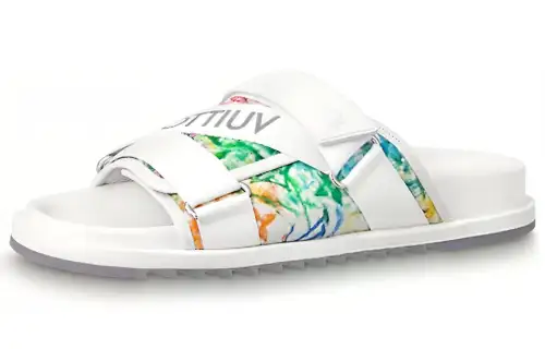 LOUIS VUITTON Honolulu Stylish Sandal Men's White