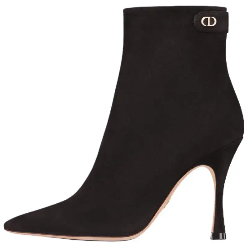 DIOR Attract Slim Heel High Heels 10cm Women's Black