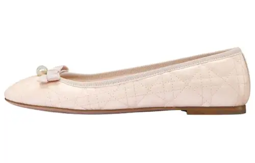 DIOR Cow Leather Casual Shoes Women's Pink