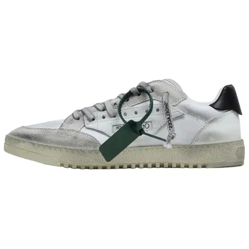 OFF WHITE Vulcanized 5.0 Low Top Sneaker 'White Grey'