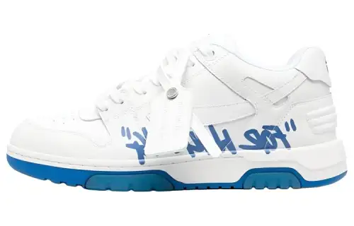 OFF WHITE Out Of Office For Walking Sneaker 'White Blue'