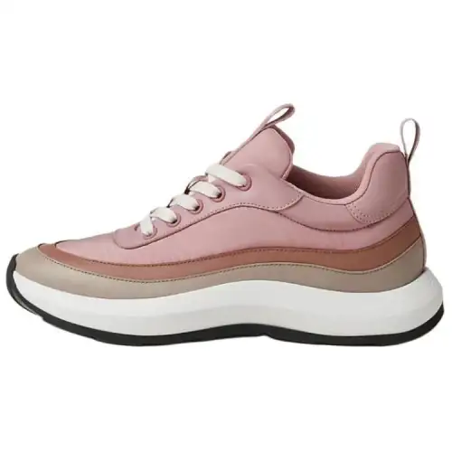 HERMES Gramme Leather Low top Casual Shoes Women's Pink