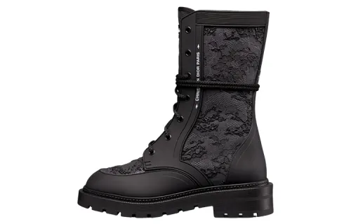 DIOR Urban D Logo Ankle Boots Women's Black