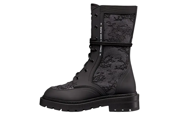 DIOR Urban D Logo Ankle Boots Women's Black