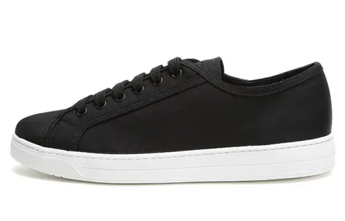 PRADA Low top Canvas Shoes Men's Black
