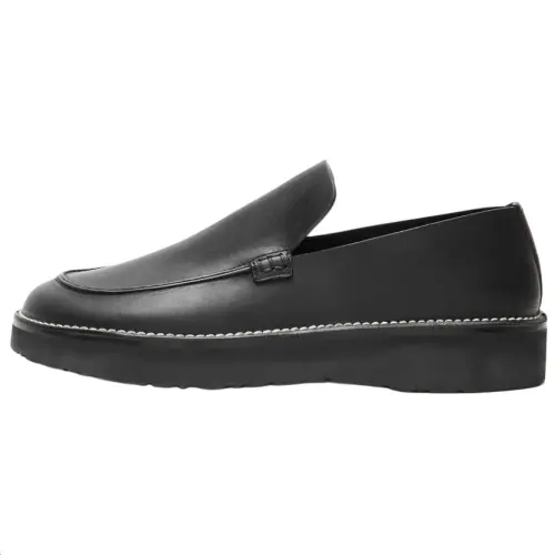 LOEWE Faro Cow Leather Loafers 3.5cm Men's Black