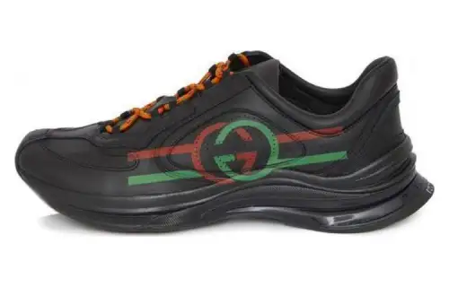 Gucci Run Sneaker 'Black Red Green'