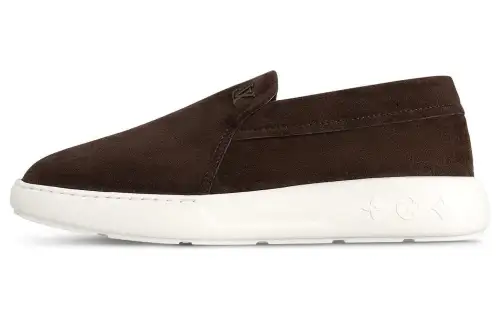 LOUIS VUITTON Loafer Loafers Men's Mocha Brown