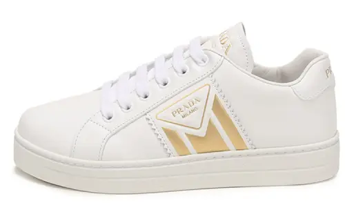 PRADA Low top Skateboard Shoes Women's White