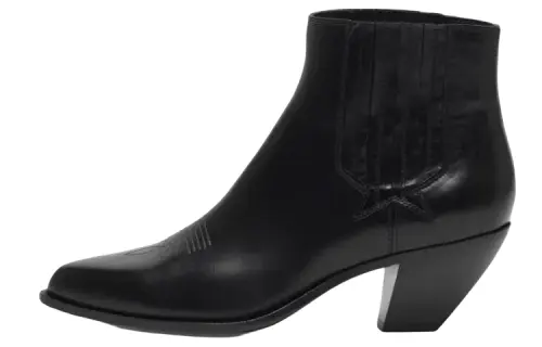 Golden Goose Sunset Pu Ankle Length Ankle Boots Women's Black