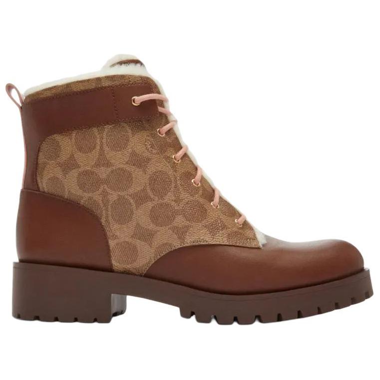 COACH Lorraine Ankle Boots 6.5cm Women's Brown