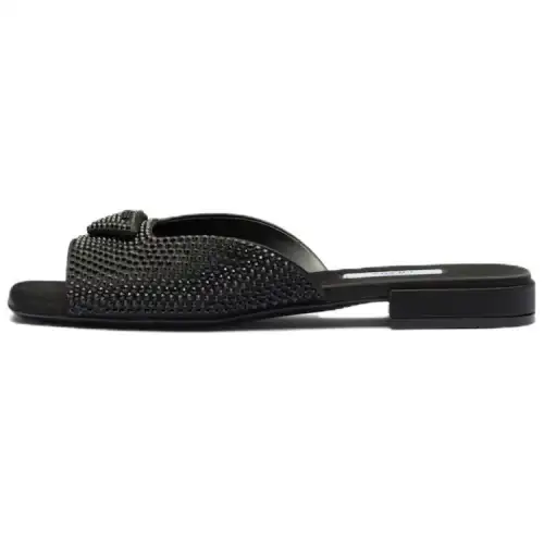 PRADA Slide Slippers Women's Black
