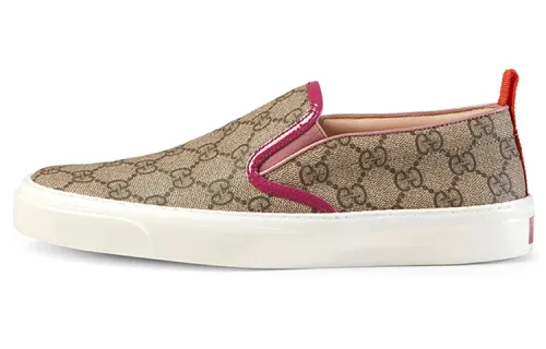 GUCCI Skateboard Shoes Women's Low Top Brown