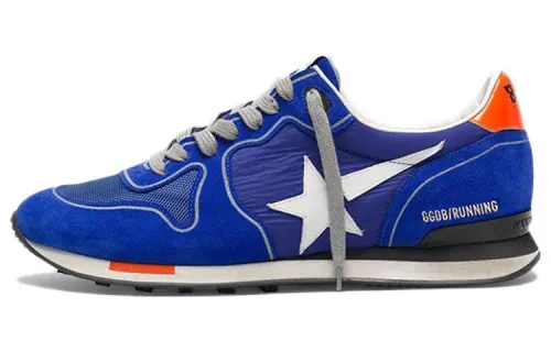 Golden Goose Running Series Low top Casual Shoes Men's Blue Distressed