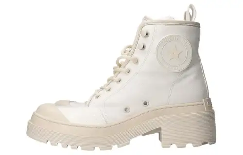 DIOR D Rise Short Ankle Boots Women's White