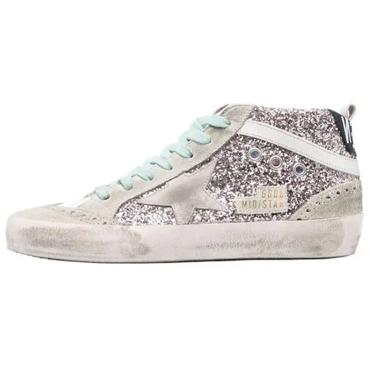 Golden Goose Mid Star Mid top Skateboard Shoes Women's