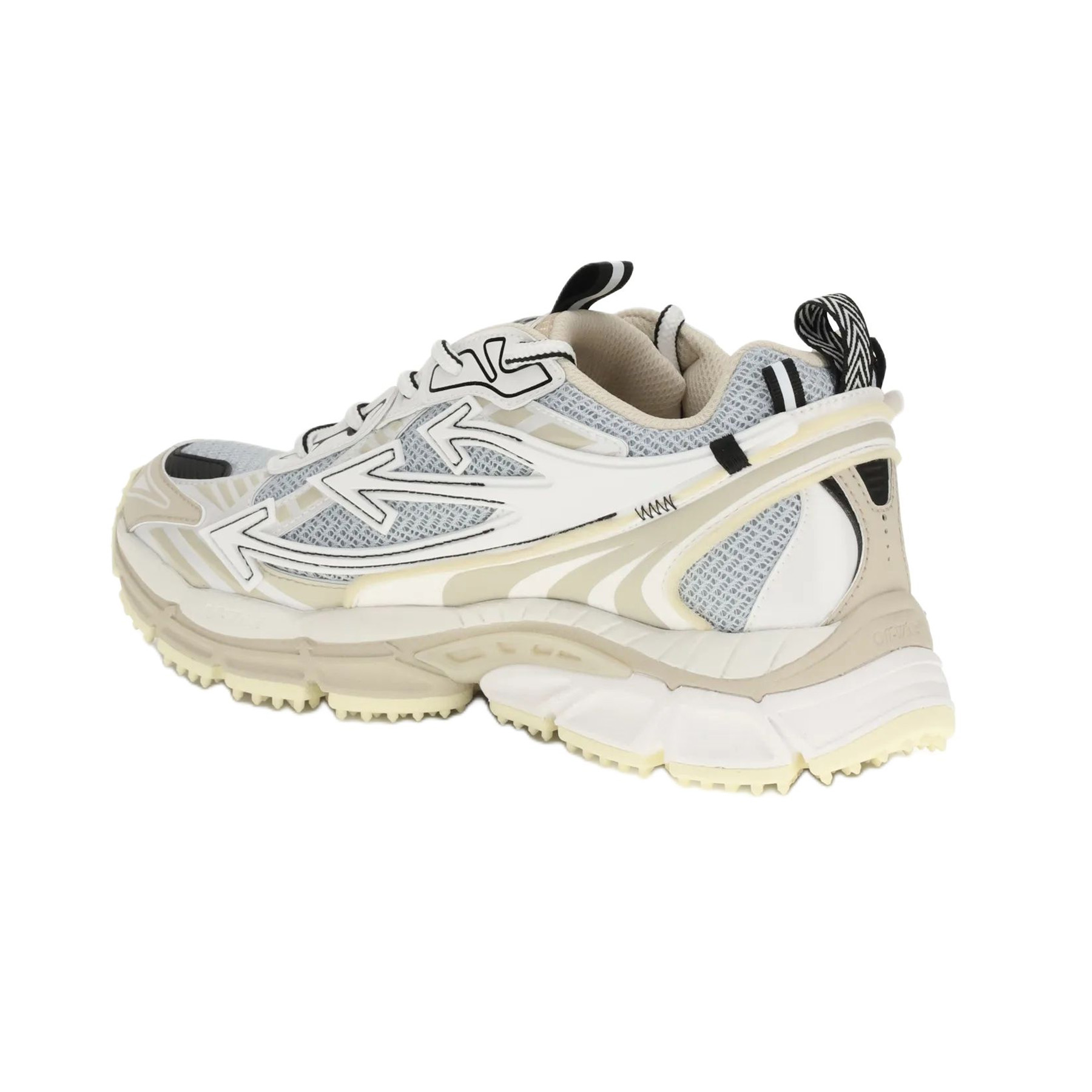 Женские кроссовки OFF-WHITE Be Right Back 2cm (бежевые) — фото 3