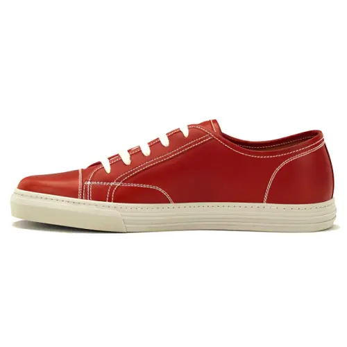 GUCCI Skateboard Shoes Men's Low Top Red